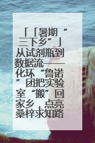 「暑期“三下乡”」从试剂瓶到数据流——化环“鲁诺”团把实验室“搬”回家乡，点亮桑梓求知路