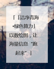 「洁净青海•绿色算力」以数绘图，让海量信息“跑起来”
