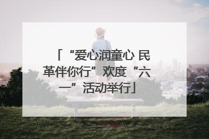 “爱心润童心 民革伴你行”欢度“六一”活动举行