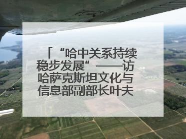 “哈中关系持续稳步发展”——访哈萨克斯坦文化与信息部副部长叶夫根尼·科切托夫