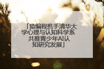 猿编程携手清华大学心理与认知科学系 共推青少年AI认知研究发展