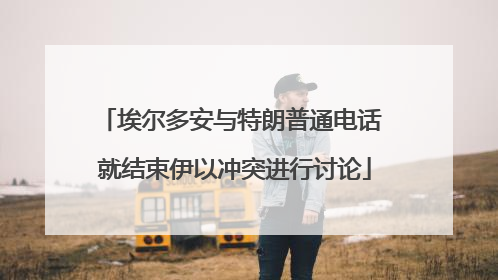 埃尔多安与特朗普通电话 就结束伊以冲突进行讨论