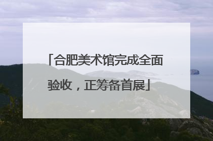 合肥美术馆完成全面验收，正筹备首展