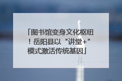 图书馆变身文化枢纽！岳阳县以“讲堂+”模式激活传统基因