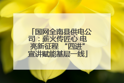 国网全南县供电公司：薪火传匠心 电亮新征程 “四进”宣讲赋能基层一线