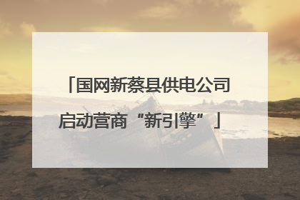 国网新蔡县供电公司启动营商“新引擎”
