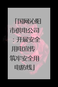 国网沁阳市供电公司：开展安全用电宣传 筑牢安全用电防线