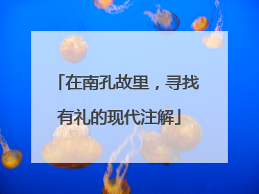 在南孔故里，寻找有礼的现代注解