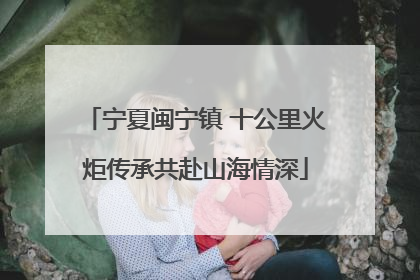 宁夏闽宁镇 十公里火炬传承共赴山海情深