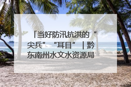 当好防汛抗洪的“尖兵”“耳目”｜黔东南州水文水资源局全员出动为此轮强降雨做好测报工作