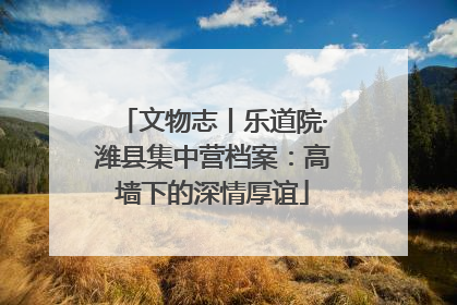 文物志丨乐道院·潍县集中营档案：高墙下的深情厚谊