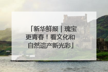 新华鲜报｜瑰宝更青春！看文化和自然遗产新光彩