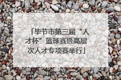 毕节市第三届“人才杯”篮球赛暨高层次人才专项赛举行