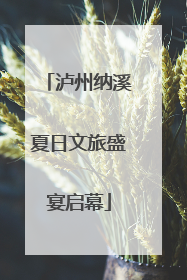 泸州纳溪夏日文旅盛宴启幕