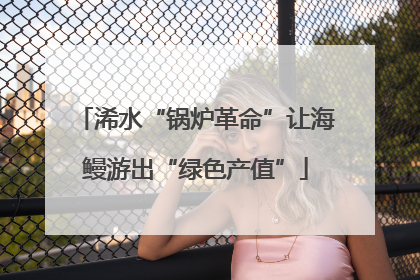 浠水“锅炉革命”让海鳗游出“绿色产值”