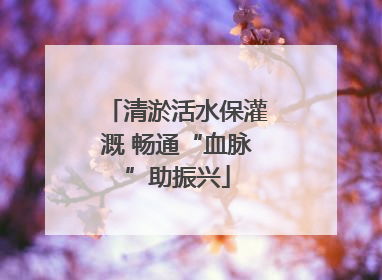 清淤活水保灌溉 畅通“血脉”助振兴