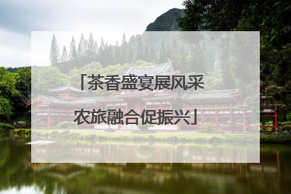 茶香盛宴展风采 农旅融合促振兴