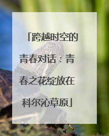 跨越时空的青春对话：青春之花绽放在科尔沁草原