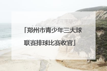 郑州市青少年三大球联赛排球比赛收官