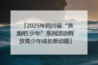 2025年四川省“奔跑吧·少年”系列活动释放青少年成长新动能