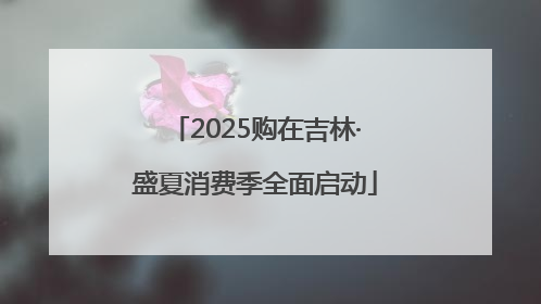 2025购在吉林·盛夏消费季全面启动