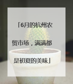 6月的杭州农贸市场，满满都是初夏的美味